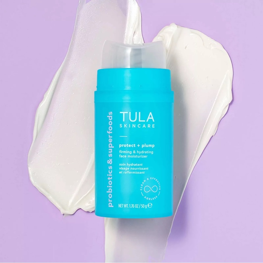 MSRP$68 | TULA Skincare Protect + Plump Firming & Hydrating Face Moisturizer 46g